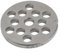 Yhenlovtt Edelstahl-Öffnungsplatte Nr. 5 für Bosch Fleischwolf, 5,35 x 5,35 x 0,55 cm, perforierte Scheibe für die Verarbeitung von Fleisch, Fisch, Gemüse (8 mm)