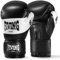 FIVING Kinder Boxhandschuhe, Jugendtrainingshandschuhe, Boxtaschen, Taekwondo, Muay Thai, Mixed Martial Arts (schwarz und weiß, 4oz)