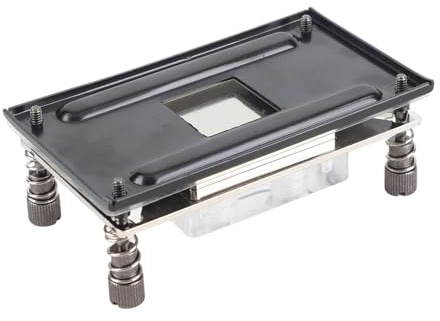 Cocoarm Bloque de Refrigeración Líquida para CPU Waterblock de Refrigeración Líquida para AM2 AM2+ AM3 AM3+ AM4 FM2+ con Base de Cobre 3mm Microcanal