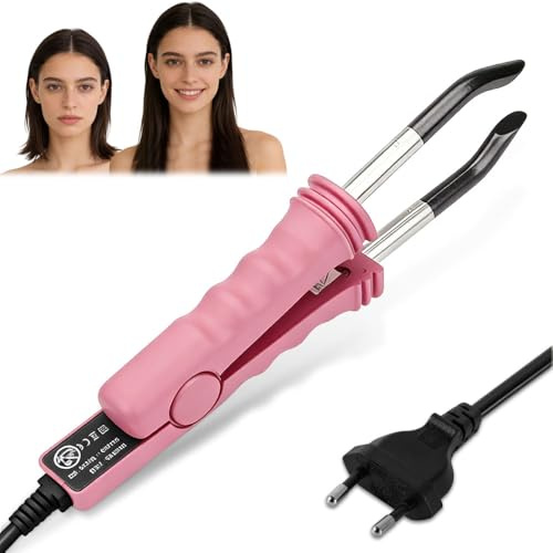 Extensions Zange Heiss, 200°C Wärmezange für Bondings, Wärmezange Haar Extensions Iron, Wärmezange Extensions, Salon Hair Extension Connector Salon Fusion Iron Tool