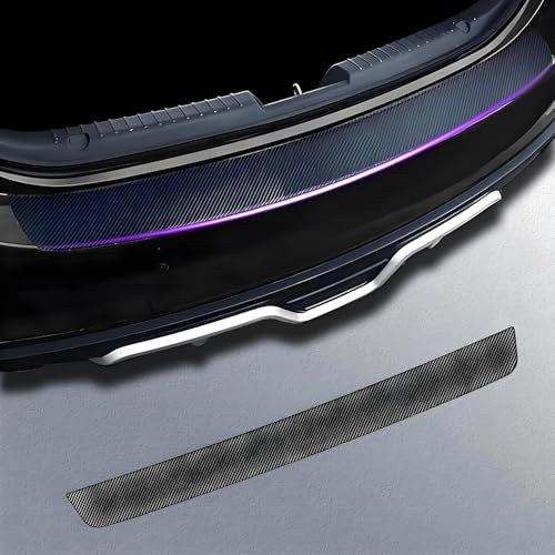 JIEMABAIHUO Auto Ladekantenschutz Folie für Seat Ibiza 6J 2008-2017, Auto Stoßstangenschutz Kohlefaser Schwellerschutz für Den Kofferraum Anti-Kratz Styling Zubehör