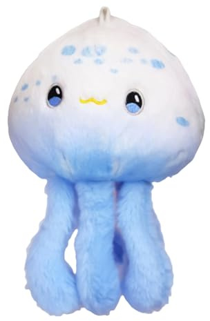 Beiykhera Quallen Plüschtier Realistische Quallen Plüsch Spielzeug Für Kinder Jellyfish Kuscheltier Gefülltes Meerestierspielzeug Weiches Stofftierkissen Für Schlafzimmer Wohnzimmer Dekoration