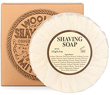 Mitchells Wool Fat Shaving Soap Refill (125g)