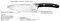 Professional Secrets Kitchen Chefmesser Groß, Stahl / Glasfaser, Silberfarben / Schwarz, Gesamtlänge 32 cm, Klingenlänge 19.1 cm, 1013