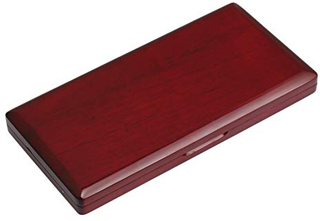 Elegante handgemachte hölzerne Fagott-Reedbox für 9 Schilf-rote hölzerne Farbe langlebiges Gut