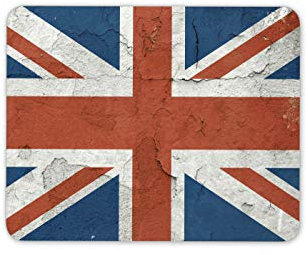 Destination Vinyl Ltd Distressed Paint Union Jack Flag Mouse Mat Pad - UK GB Great Britain Computer #16072