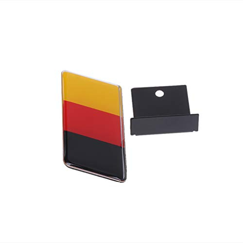 FATTERYU 1 x Kühlergrill-Aufkleber mit Deutschland-Flagge für Golf.