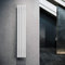 ELEGANT Design Heizkörper Flach 1800x308mm mit Chrom Multiblock Thermostat Flachheizkörper Weiß Einlagig Vertikal Heizkörper Mittelanschluss