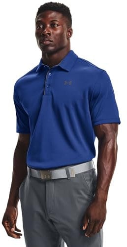 Under Armour Men's Tech Polo, Light and Cooling Polo Shirt, Men's Tshirt with Sweat-Wicking Fabric, Loose 3 Button Short Sleeve Golf Top for Complete Comfort