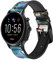 Innovedesire Aquarium 2 Cinturino in Pelle Smartwatch per Fossil Womens Gen 5E, Womens Gen 4, Hybrid Smartwatch HR Charter Taglia (18mm)
