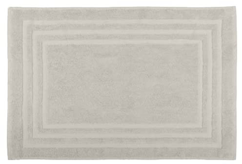 Stof Lovely CASA Badvorleger – Größe 45 x 70 cm – 100% Bio-Baumwolle – Farbe Leinen – Modell Lagune – Wäsche für zu Hause – weich und bequem – ideal für das Badezimmer