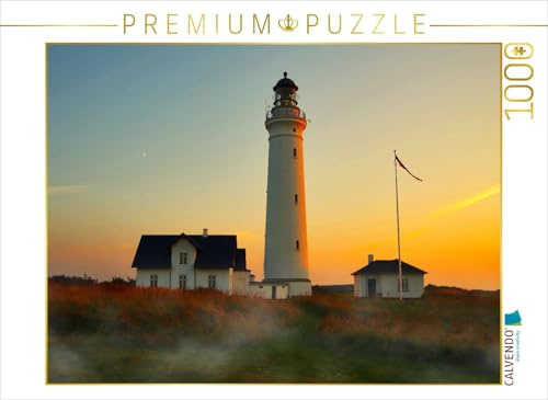 CALVENDO Puzzle Leuchtturm von Hirtshals | 1000 Teile Lege-Größe 64 x 48 cm Foto-Puzzle für glückliche Stunden