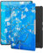Lunso - Compatible avec Kobo Aura H20 Edition 1 housse (6,8 pouces) - sleep cover - Van Gogh Amande fleur