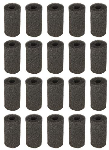 Tomotato Aquarium Filter Schwamm, Vorfilterschwamm für Effektive Wasserfiltration, 4x8cm, Schwammmaterial, 20er Pack für Fischteich Garten Springbrunnenpumpe