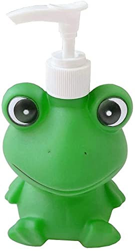 Seifenspender Lotionspender Spülmittelspender Niedlicher Frosch-Seifenspender, Kompatibel Mit Badezimmer-Mini-Tier-Seifenpumpe, Arbeitsplatte, Duschgelspender, 350 Ml/11,8 Oz Shampoo Spender Seifendos