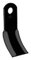 Ama Coltello per Trincia Curvo Adattabile Vigolo – Lunghezza 200 mm, Altezza 80 mm, Diametro Foro 25,5 mm, Peso 780 g, Made in Italy