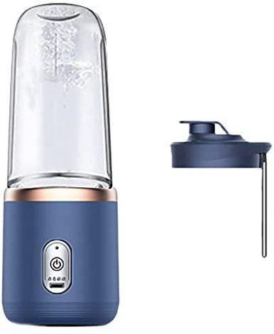 Nueva batidora portátil de 400 ml, exprimidor eléctrico, limón, naranja, exprimidor de frutas, inalámbrico, recargable, 21000 min (azul)