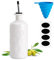 ACEWARMS Ceramics Olive Oil Dispenser Bottle, 600ml Large Capacity, Light-Proof Opaque Storage Bottles are to Reducing Oxidation (White)