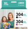 Lemero 304XL Patronen Kompatibel für HP 304 XL Druckerpatronen für HP DeskJet 3750 2630 3760 Envy 5030 5000 5032 5010(Schwarz/Farbe,2-Pack)