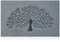 AOAOPQ Entrance Door Mat Dirt Tree of Life Doormats for Indoor Outdoor Door Mats Indoor Washable Barrier Mat Heavy Duty Non Slip Rug 60x90 Light Grey