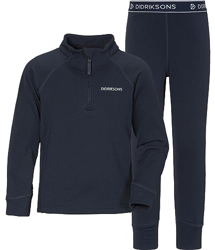 Didriksons Kinder Jadis 5 Unterwäsche Set, Navy, 130