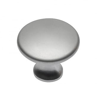 BRESKO 1-20 Stk Möbelknöpfe Möbelknauf Knopf Möbelgriffe Knauf Schrank Schrankknopf Schubladenknopf Schubladen UDINE (2, Aluminium)
