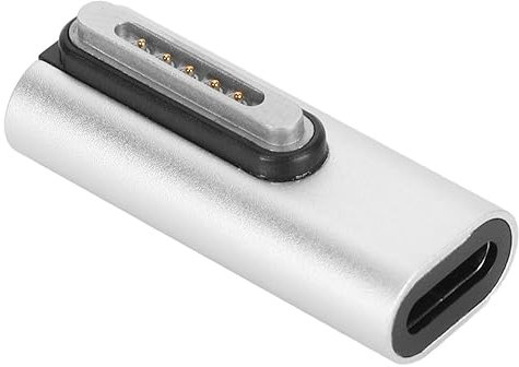 Yunseity Adattatore Magnetico da USB C Femmina a Maschio con Punta 2 T, Ricarica Rapida 100 W PD, per Connettore Convertitore PRO Air Type-C, Compatibile con 2013 2012 2014 2015