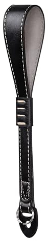 VOVMOEYA Dragonne Appareil Photo Cuir PU, Sangle Poignet Appareil Photo en Cuir PU pour Reflex Numérique pour Sony A6000 A6400 A6700 Fujifilm XT5 X100V Canon EOS R6 R10 Nikon Z8 Z30 Z50, Noir