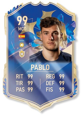 Panorama Football Card TOTY 10x15 cm aus Methacrylat – Ultimate Team FUT Card - Personalised Glas Soccer – Photo Gifts - Personalisierter Fußballaufkleber mit Foto