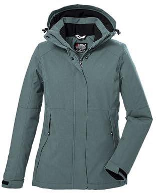 Killtec Damen Kow 37 Wmn Jckt Funktionsjacke/Outdoorjacke mit abzippbarer Kapuze (1er Pack)