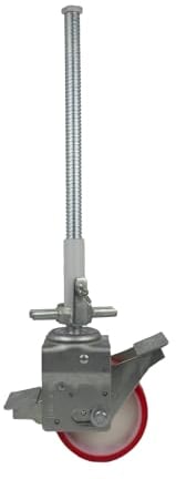 4 x Gerüstrolle 500 mm, Ø 26 mm, Rolle 150 x 50 mm 600 kg