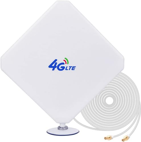 TS9 4G High Performance LTE Antenna 35dBi Network Ethernet Amplifier Antenna Omnidirectional Antenna Signal Booster Amplifier for E5372 E392 R212 etc