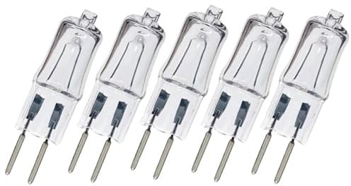 WYLIELAMSH 5 Stück 220V G5.3 35W / 50W75W150W Aroma Nachtlicht G5.3 220V100W Basis Halogen JC Typ Glühbirnen Licht Lampe Glühbirne 20W