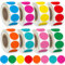 4000 Stück 20 mm Klebepunkte Bunte Punkte Aufkleber Markierungspunkte Bunte Klebepunkte Runde Aufkleber Klebeetiketten Runde Etiketten Klebepunkte Für Büro, Schule, Kalender, Karten-Aufkleber