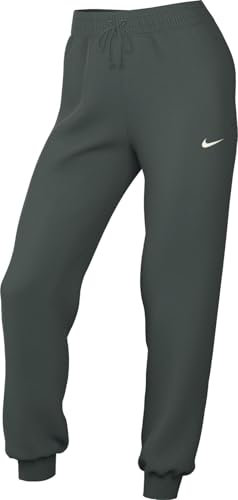 Nike Damen Phoenix Fleece Mr Std Trainingshose, Vintage Green/Sail, S