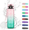 Botella de Agua - 500ml - Botella Agua Niños, Botella Reutilizable a Prueba de Fugas, Botella Agua Motivacional con Filtro, Marca de Tiempo, Cantimplora para la Escuela, Oficina, Acampar, Viajar