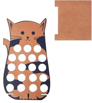 HINAYOSAN Support à dosettes de café en forme de chat pour la maison ou le bureau, facile à nettoyer avec fonction antidérapante