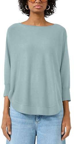 QS Damen Strickpullover 2102138 Blue Green XS