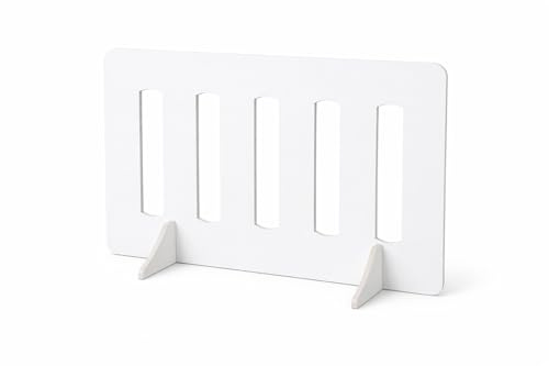 White Dog Stopper – No-Drill Safety Gate for Doorways & Stairs – Lightweight, Portable, Easy Access, Smooth Hold – Pet (SIZE HIGHT X WIDTH) (40cm (H) X 70cm(W))