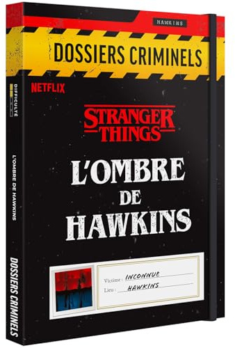 Platonia Games Dossiers Criminels - Stranger Things : l'ombre de Hawkins- Jeu de Societe Escape Game - Jeu d’Enquête Immersif et Collaboratif, 1-6 Joueurs