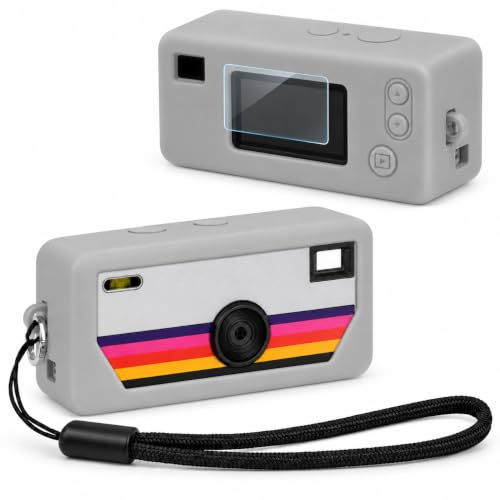 PAIYULE Silikonhülle für Kodak Charmera Keychain, passgenauer Kratzschutz | Passgenaue Öffnungen halten Objektiv und Tasten frei; dünn, flexibel und leicht für Schlüsselbund oder Tasche