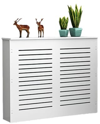 PJWDMWA Radiateur Soufflant de Décoration for la Maison, Étagère de Radiateur Blanche Moderne for la Chambre à Coucher, la Salle de Bain et Le Salon(60 * 70 * 20cm/24 * 27 * 8in)