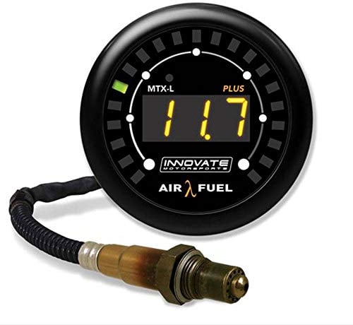Innovate 3918 MTX-l Plus Digitales Breitband-Messgerät für Luft/Kraftstoff-Verhältnis, im Set, Schwarz
