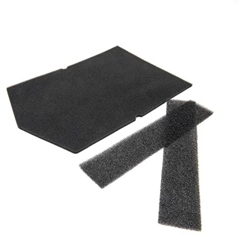 vhbw 3x filtro in spugna compatibile con Miele T 8000 WP EcoCare, T 8000 WP Supertronic, T 8626 WP EcoComfort, T 8627 WP EcoComfort asciugatrice