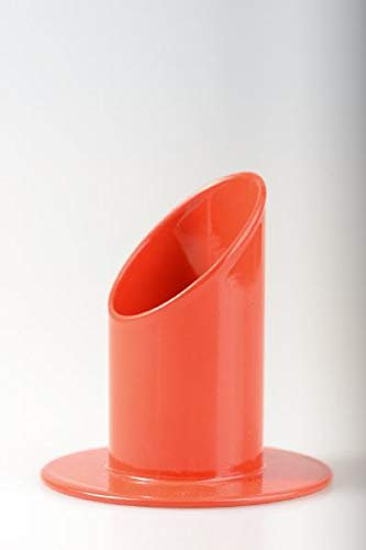 Kerzenleuchter Erdbeerrot (Durchmesser für Kerzen 40 mm) für Taufkerzen und Kommunionkerzen