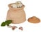 MamboCat Knoblauchtopf Terracotta Topf mit Deckel I Lustige Vorratsdose Knoblauch-Behälter Gemüsetopf Ton Behälter im Geschenk-Karton I Tongefäß Küche Tontopf Lebensmittel 15 x 10,5 x 14,5 cm
