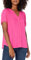 Amazon Essentials Blouse Tissée à Manches Courtes et Coupe Décontractée Femme, Rose Incandescent, S