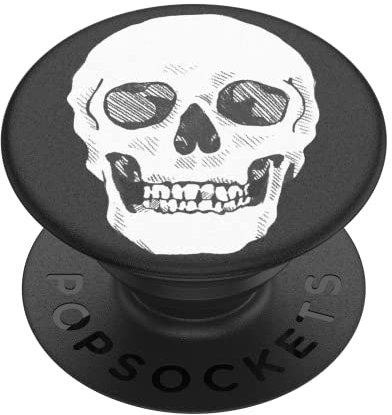 PopSockets Phone Grip with Expanding Kickstand, Adhesive Grip - Shaky Bones White