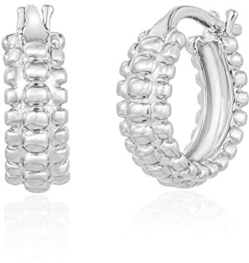 Brandlinger ® Atelier Creole Gold aus 925 Sterling Silber mit rauer Oberfläche