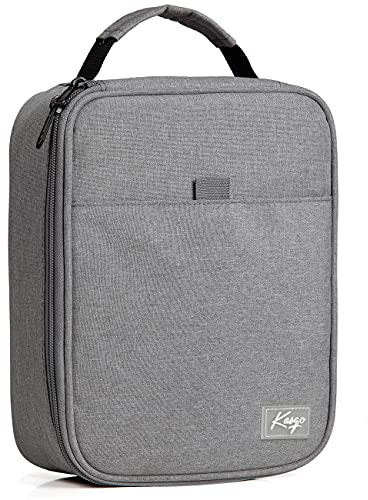 Kasgo Federmäppchen Große, 54 Steckplätze Mäppchen Federmappe Federtasche Etui für Schule Studenten, Arbeit, Office, Kunst Pen Organizer Holder Schulmaterial mit 2 Abnehmbaren Schichten Kohlengrau
